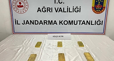 Ağrı'da servet değerinde külçe altın ele geçirildi
