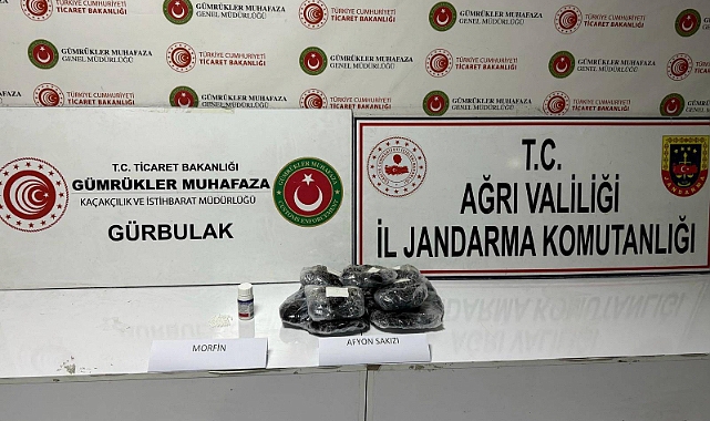 Ağrı'da uyuşturucu operasyonu: 2 gözaltı
