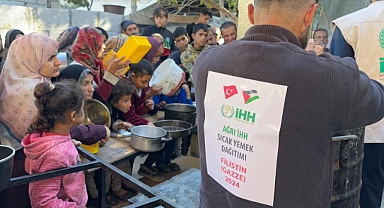 Ağrı İHH Gazze'ye 1.125.000 TL nakdi yardımda bulundu