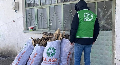 Ağrı İHH ihtiyaç sahiplerine yardım ulaştırmaya devam ediyor