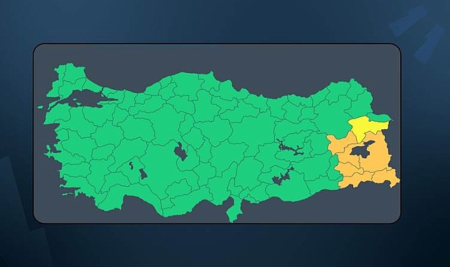 AĞRI VE İLÇELERİ DİKKAT! Meteoroloji'den 7 il için uyarı!