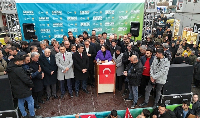 AK Parti Ağrı Belediye Başkan Adayı Aydın’a coşkulu karşılama