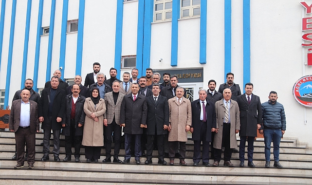 AK Parti Ağrı Belediye Başkan Adayı Aydın ziyaretlerine başladı