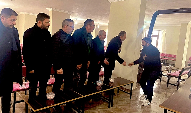 Ak Parti Patnos İlçe Başkanı Taşdemir taziye ziyaretinde