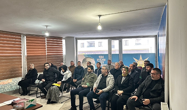 Ak Parti Patnos İlçe Başkanında Haftalık Olağan Yönetim Kurulu Toplantısı yapıldı