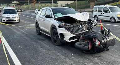 Alkollü sürücünün çarptığı motosikletli genç hayatını kaybetti