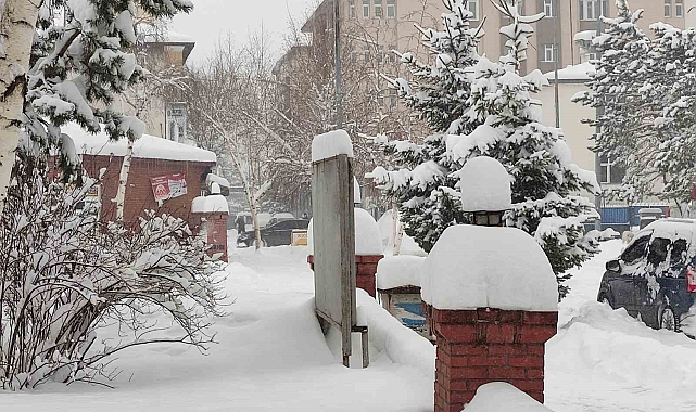 Ardahan'da kar kalınlığı 40 santimetreyi buldu, 207 köy yolu ulaşıma kapandı