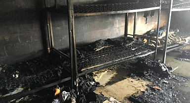 Barakada yangın: Vanlı işçi hayatını kaybetti