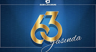 Basın İlan Kurumu 63 yaşında