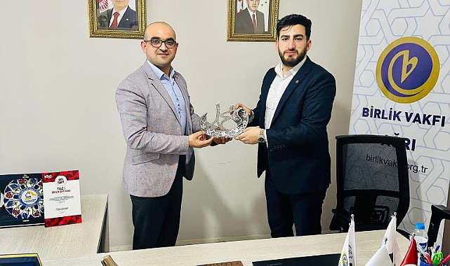 Başkan Yıldırım'dan Ağrı Genç Birlik Vakfı'na ziyaret