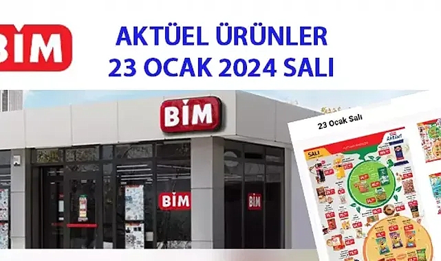 BİM aktüel 23 Ocak 2024! BİM aktüel salı kataloğu ürünleri