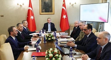 Cumhurbaşkanı Erdoğan başkanlığında "Güvenlik Toplantısı" yapıldı