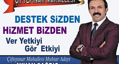 Doğubayazıt'ın çalışkan Muhtarı yeniden aday