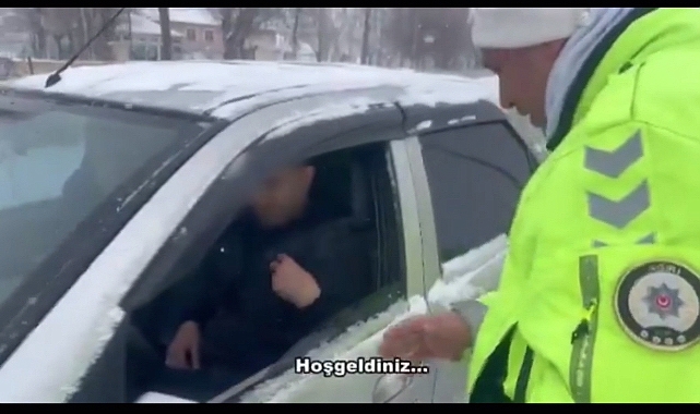 Emniyet Ekipleri Ağrı’da Kış Mevsimi Trafik Denetimlerini Artırdı