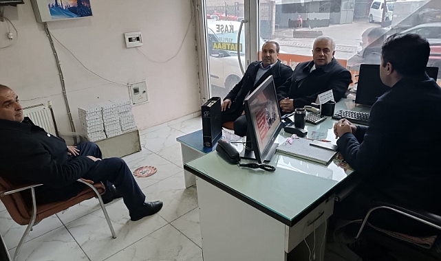 Erciş Ticaret ve Sanayi Odası Başkanı Murat İzgi Erciş'in Sesi Gazetesine Ziyaret.