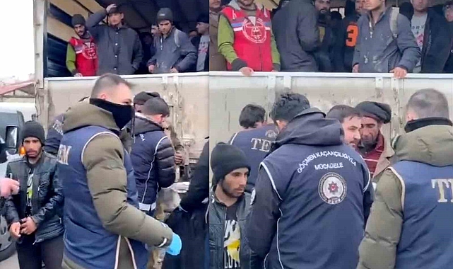 Erzincan'da 99 kaçak göçmen ve 3 organizatör yakalandı