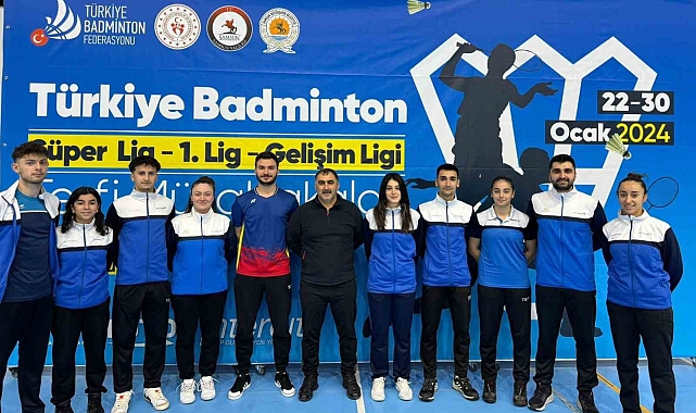 Erzincan'ın 2 kulübü Badminton Süper Ligine yükseldi