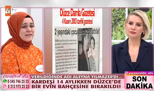 Esra Erol'da Fatma Çay Kimdir? 14 aylıkken bırakılan kardeşini arıyor