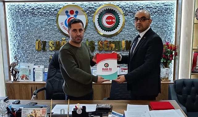 HAK - İŞ Ağrı İl Başkanlığında devir teslim töreni