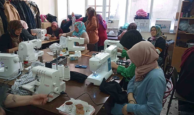 Halk Eğitim Müdürlüğünün düzenlediği kurslara yoğun ilgi