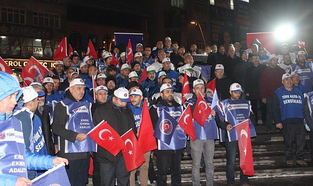 Harb-iş sendikası üyeleri özlük haklarında iyileştirme istedi