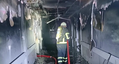 Hastanede kaldığı odayı ateşe verip hastaneyi tehlikeye atan şahıs gözaltına alındı