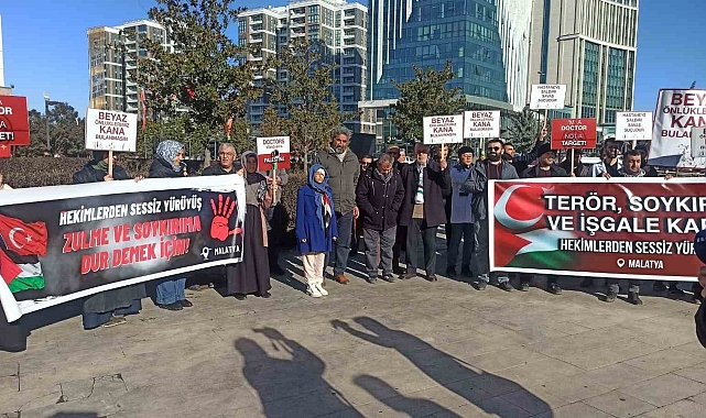 Hekimler İsrail soykırımını lanetledi