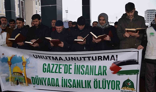 İsrail'in Gazze'ye saldırıları protesto edildi
