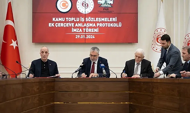 Kamu İşçilerine Müjdeli haber;700 bin işçiye ek zam protokolü imzalandı
