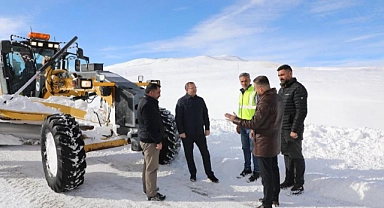 Karın başkenti Kars'ta 4 köyün yolu ulaşıma kapandı