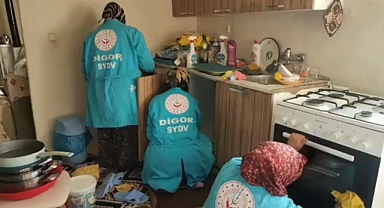 Kars Digor’da 120 aileye evde bakım hizmeti verildi