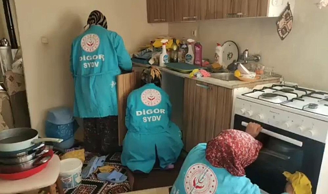 Kars Digor’da 120 aileye evde bakım hizmeti verildi