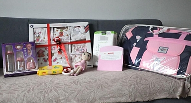 Kars’ta “Hoş Geldin Bebek Projesi” devam ediyor