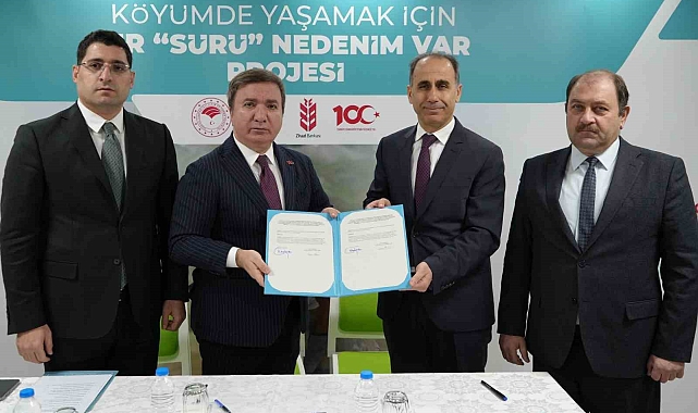 "Köyümde Yaşamak İçin Bir Sürü Nedenim Var" projesi yeni dönem protokolü imzalandı