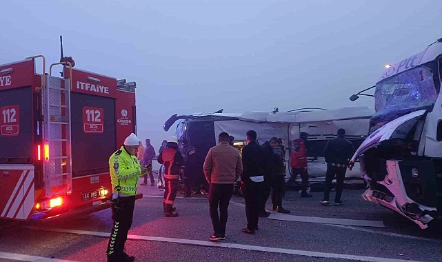 Malatya'daki yolcu otobüsü kazası; 4 ölü, 36 yaralı, için soruşturma