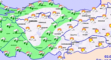 Meteoroloji'den sağanak ve kar yağışı uyarısı