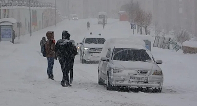 Meteorolojiden Van'a kuvvetli ve yoğun kar yağışı uyarısı