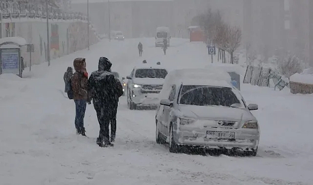 Meteorolojiden Van'a kuvvetli ve yoğun kar yağışı uyarısı