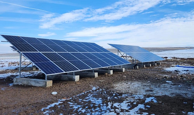 Muş güneş enerjisi sistemli sayesinde içme suyuna kavuştu