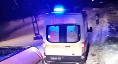 Muş'ta ekipler kar nedeniyle köylerde mahsur kalan hastalar için seferber oldu