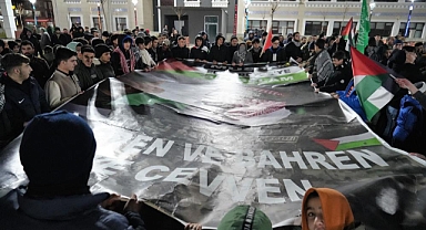 Muş'ta  "Gazze'ye Işık Ol" yürüyüşü