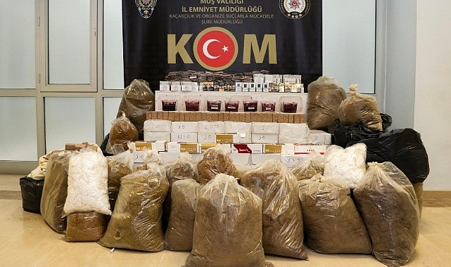 Muş'ta kaçak sigara operasyonu: 1 Gözaltı