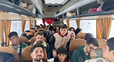 Muş'ta trafik timleri otobüsleri denetledi