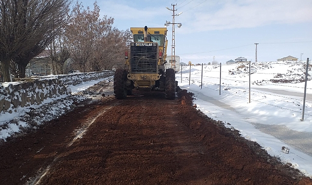 Patnos Belediyesi yol düzenleme çalışmalarını ivedilikle sürdürüyor