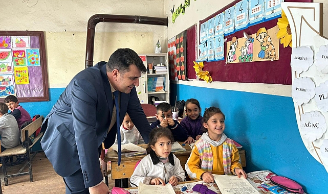 Patnos İlçe Milli Eğitim Müdürü okul ziyaretlerini sürdürüyor