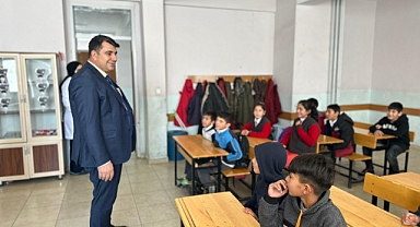 Patnos İlçe Milli Eğitim Müdürü Vural " Dönem Sonu Faaliyet Haftası" kapsamında okul ziyaretlerini sürdürüyor