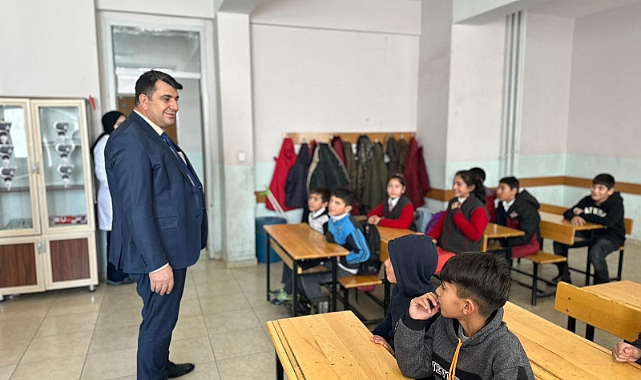 Patnos İlçe Milli Eğitim Müdürü Vural " Dönem Sonu Faaliyet Haftası" kapsamında okul ziyaretlerini sürdürüyor