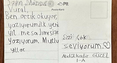 Patnos İlçe Milli Eğitim Müdürü Vural kendisine mektup yazan minik öğrenciyi ziyaret etti