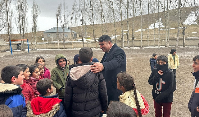 Patnos İlçe Milli Eğitim Müdürü Vural köy okullarına ziyarette bulundu