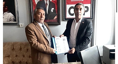 Patnoslu iş adamı CHP Patnos Belediye Başkan Adaylık Başvurusunu Yaptı!